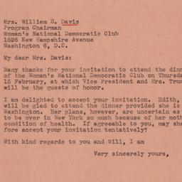 Letter: 1945 February 5