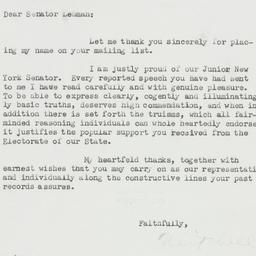 Letter: 1950 July 25