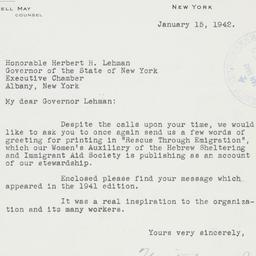 Letter: 1942 January 15