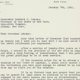 Letter: 1941 January 7