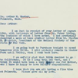 Letter: 1937 August 17