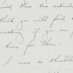 Letter: 1936 August 18