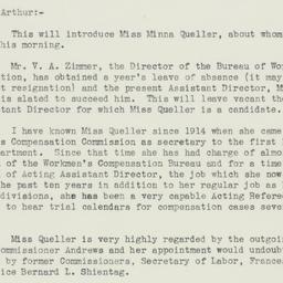 Letter: 1934 October 5