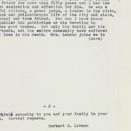 Telegram: 1961 March 27