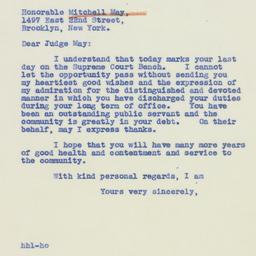 Letter: 1940 December 31