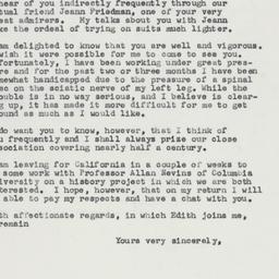 Letter: 1958 December 20