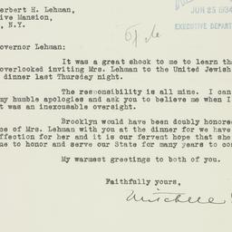 Letter: 1934 June 23