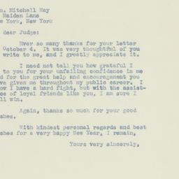 Letter: 1949 October 10