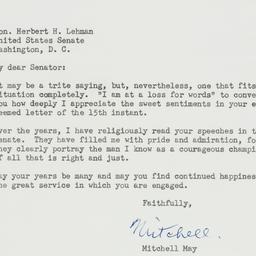 Letter: 1956 May 22