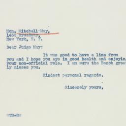Letter: 1941 March 22