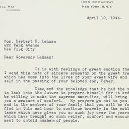 Letter: 1944 April 12