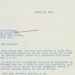 Letter: 1936 April 20