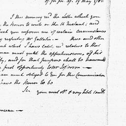 [Document, 1786 May 19]