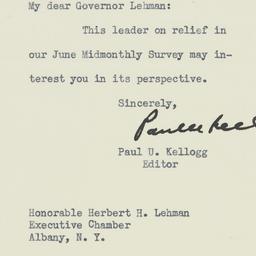 Letter: 1933 June 9