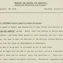 Speech: 1941 October 30