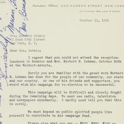 Letter: 1950 October 31