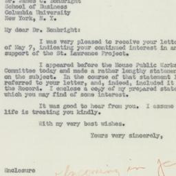 Letter: 1950 May 10