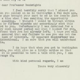 Letter: 1950 June 12