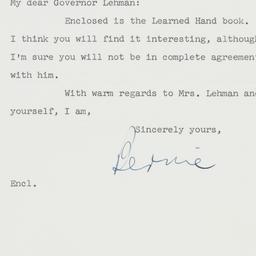 Letter: 1958 May 16