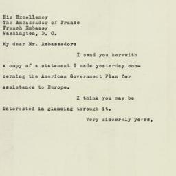 Letter: 1947 July 1