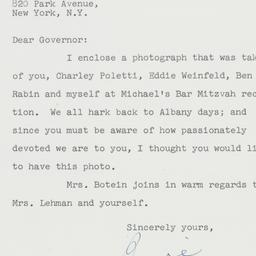 Letter: 1958 March 3