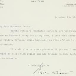 Letter: 1941 November 24