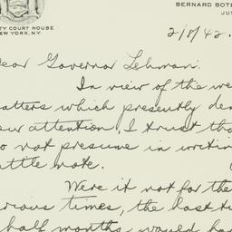 Letter: 1942 February 8