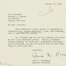 Letter: 1942 October 15