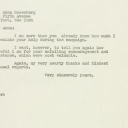 Letter: 1946 November 12