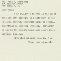 Letter: 1950 July 25