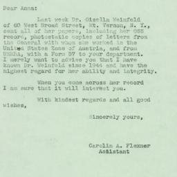Letter: 1950 November 27