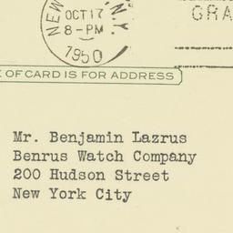 Note: 1950 October 17