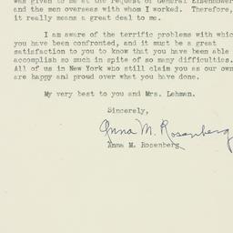Letter: 1945 November 8