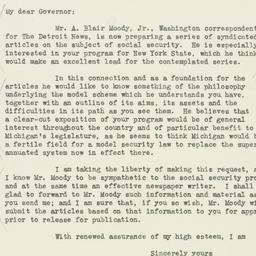 Letter: 1936 July 22
