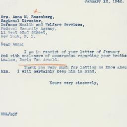 Letter: 1942 January 12