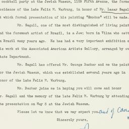 Letter: 1948 April 26