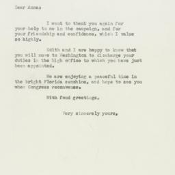 Letter: 1950 November 20