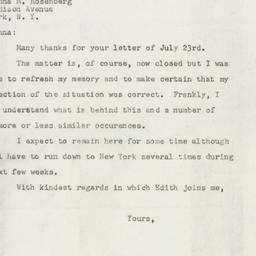 Letter: 1947 July 25