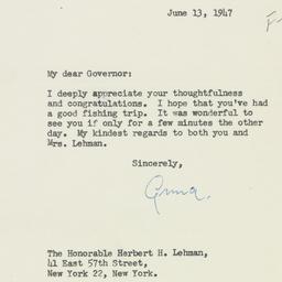 Letter: 1947 June 13