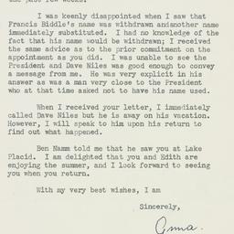 Letter: 1947 July 23
