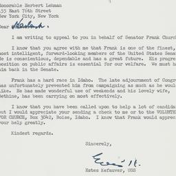 Letter: 1962 October 12