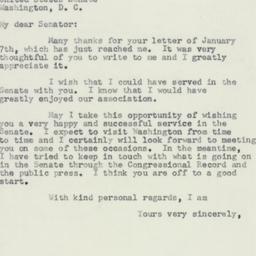 Letter: 1957 January 14