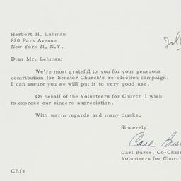 Letter: 1962 October 31