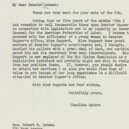 Letter: 1949 December 12