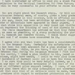 Letter: 1950 March 3
