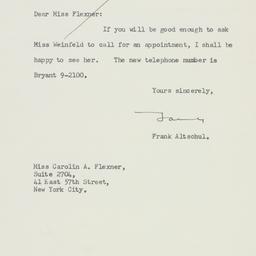 Letter: 1950 October 10