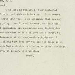 Letter: 1948 May 12