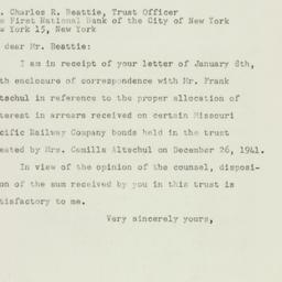 Letter: 1948 January 9