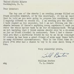 Letter: 1951 January 24