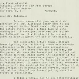 Letter: 1951 April 5